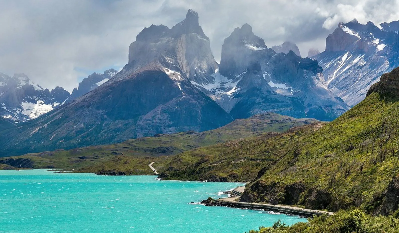 Lago Pehoé y los Cuernos del Paine, Patagonia chilena